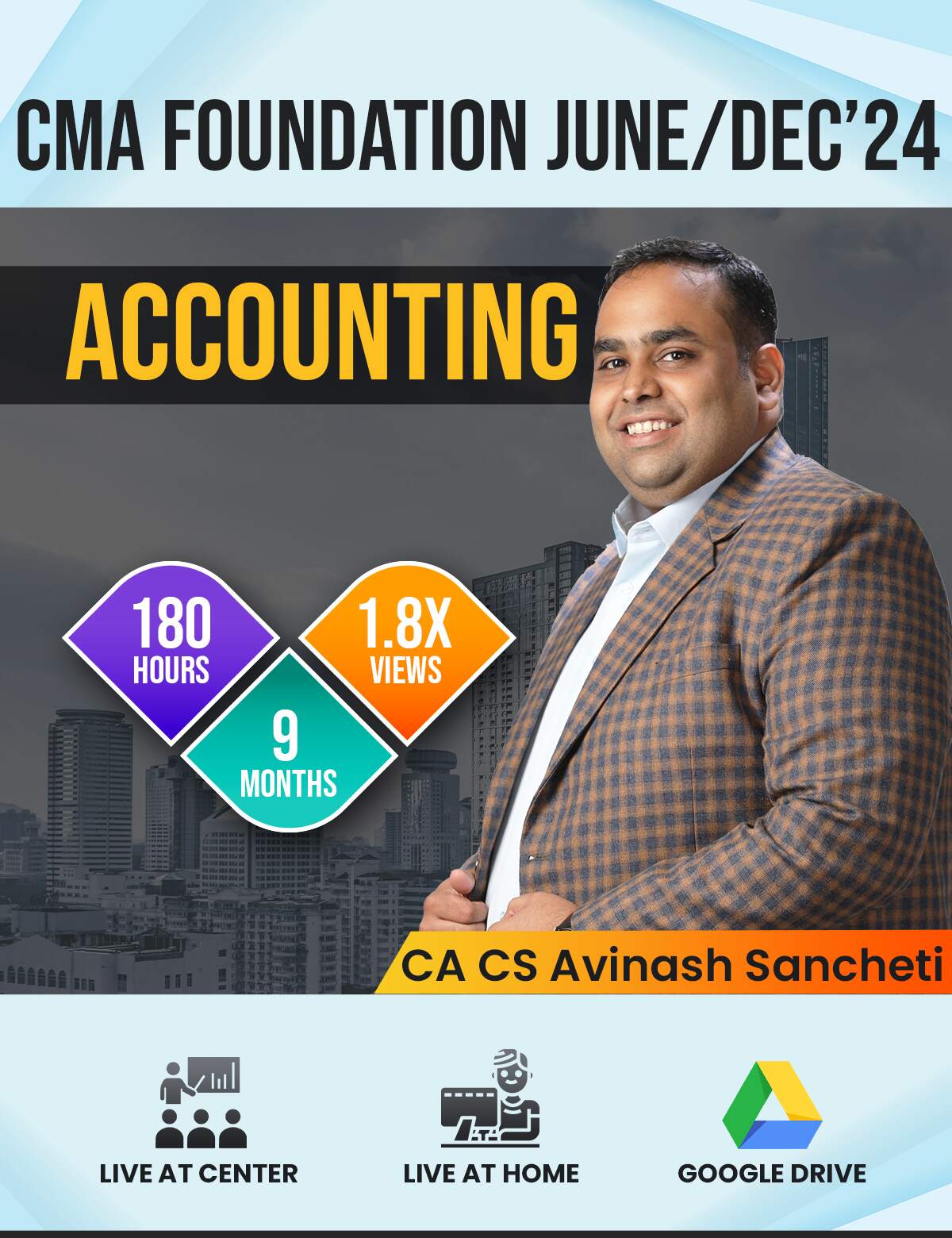 CMA Foundation Accounting New Syllabus for Batch June'24 / Dec'24